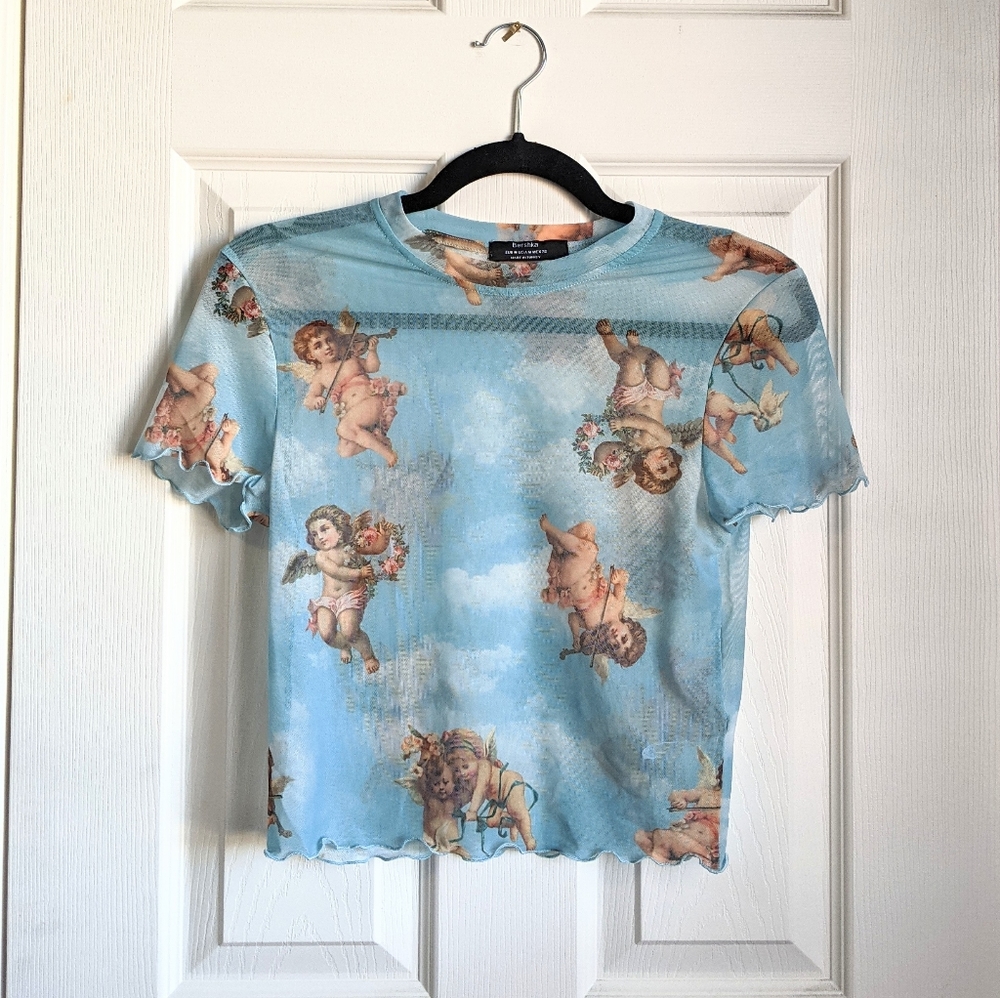 Mesh Cherub Tee